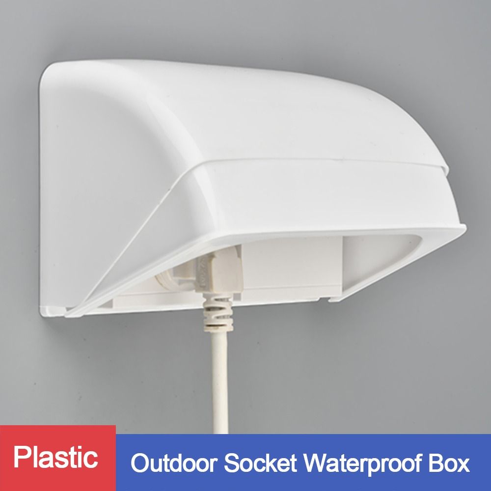 Outdoor Power Outlet - 1 個屋外ソケット防水ボックス電気プラグカバー防雨カバー充電パイルソケットスイッチ保護カバー