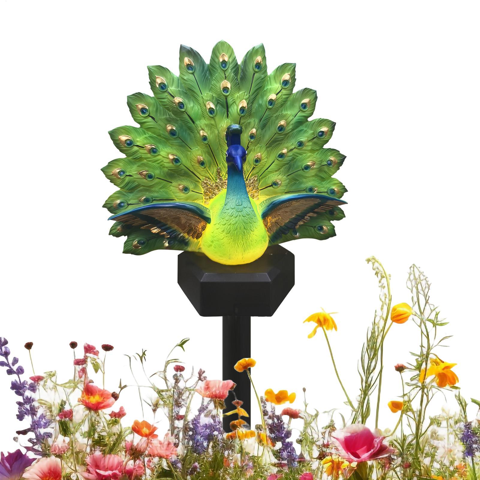 太陽光発電の鳥の装飾品 太陽光発電の防水装飾ステーク 屋外の - Outdoor Yard Power Stake のレビューと価格