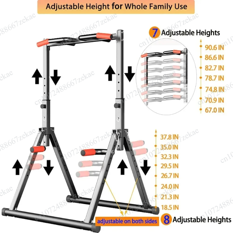 パワータワー、調節可能な多機能ディップステーション＆懸垂バー - Outdoor Power Tower Pull Up Bar のレビューと価格