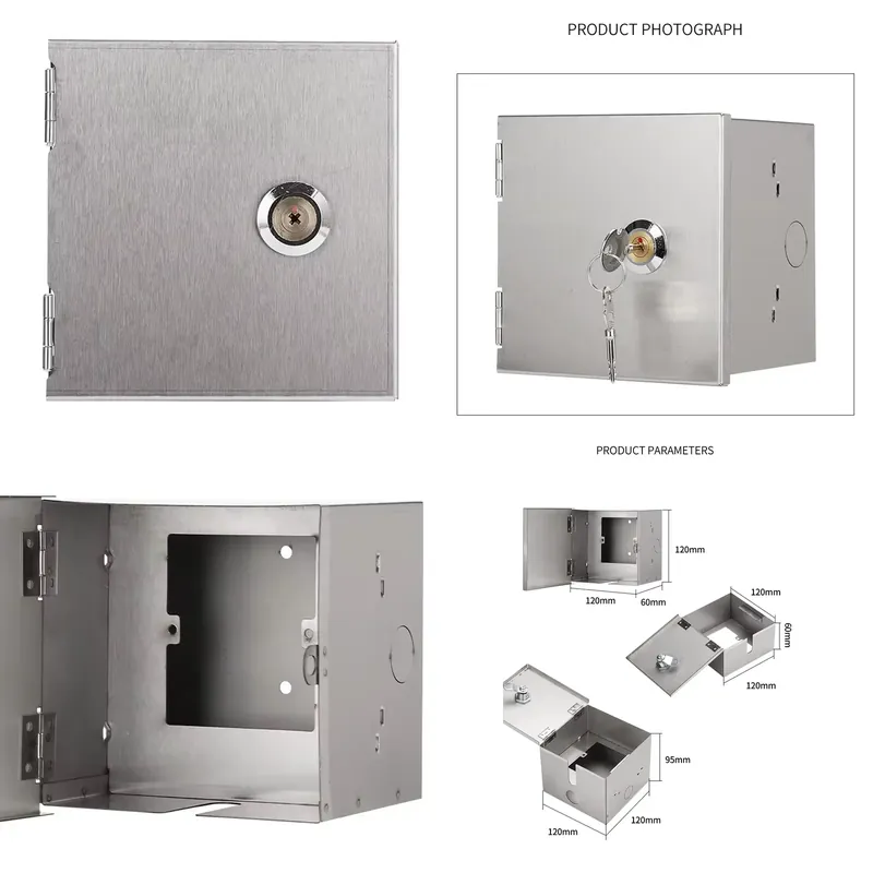実用的なステンレス製電源ソケット、屋外用、盗難防止、雨天対策 - Outdoor Power Socket With Lock のレビューと価格
