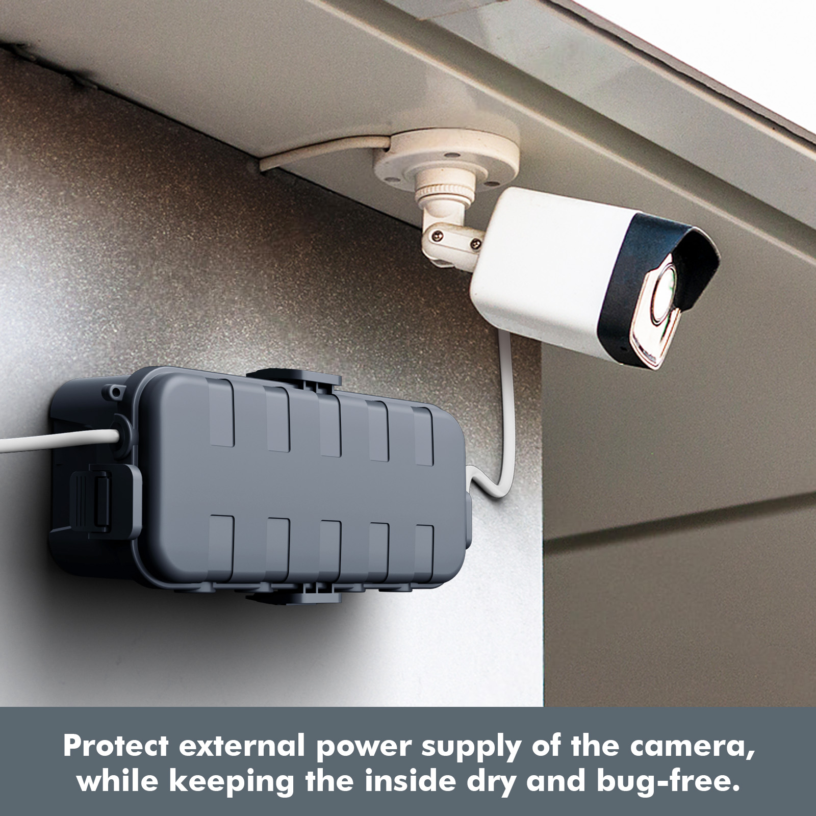 屋外電気ボックス防水延長コードカバー、6つのケーブル入力ポー - Outdoor Power Extension のレビューと価格