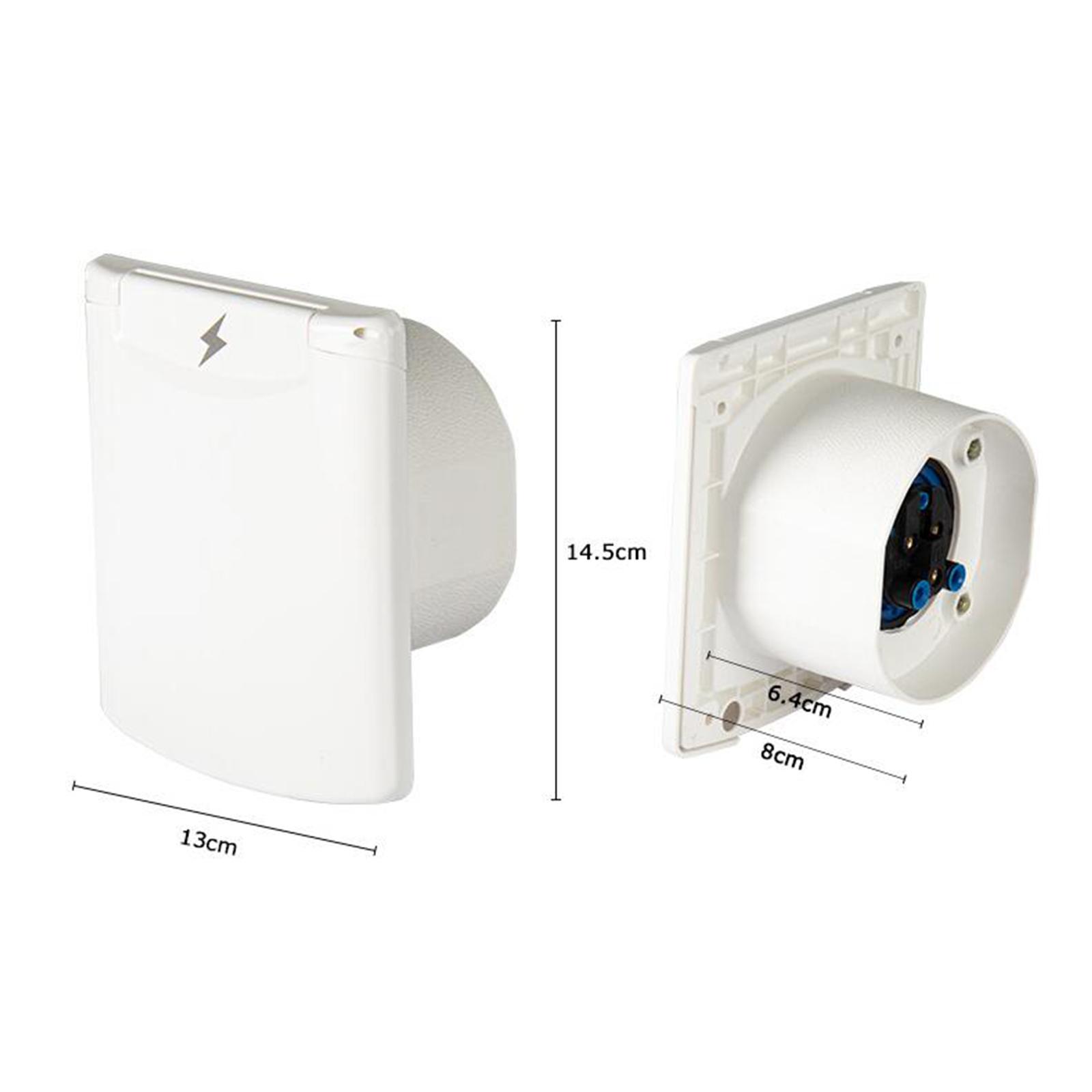 RV用外部電源ソケット 16A アウトドアプラグ マグネット - Outdoor Power Socket With Lock のレビューと価格