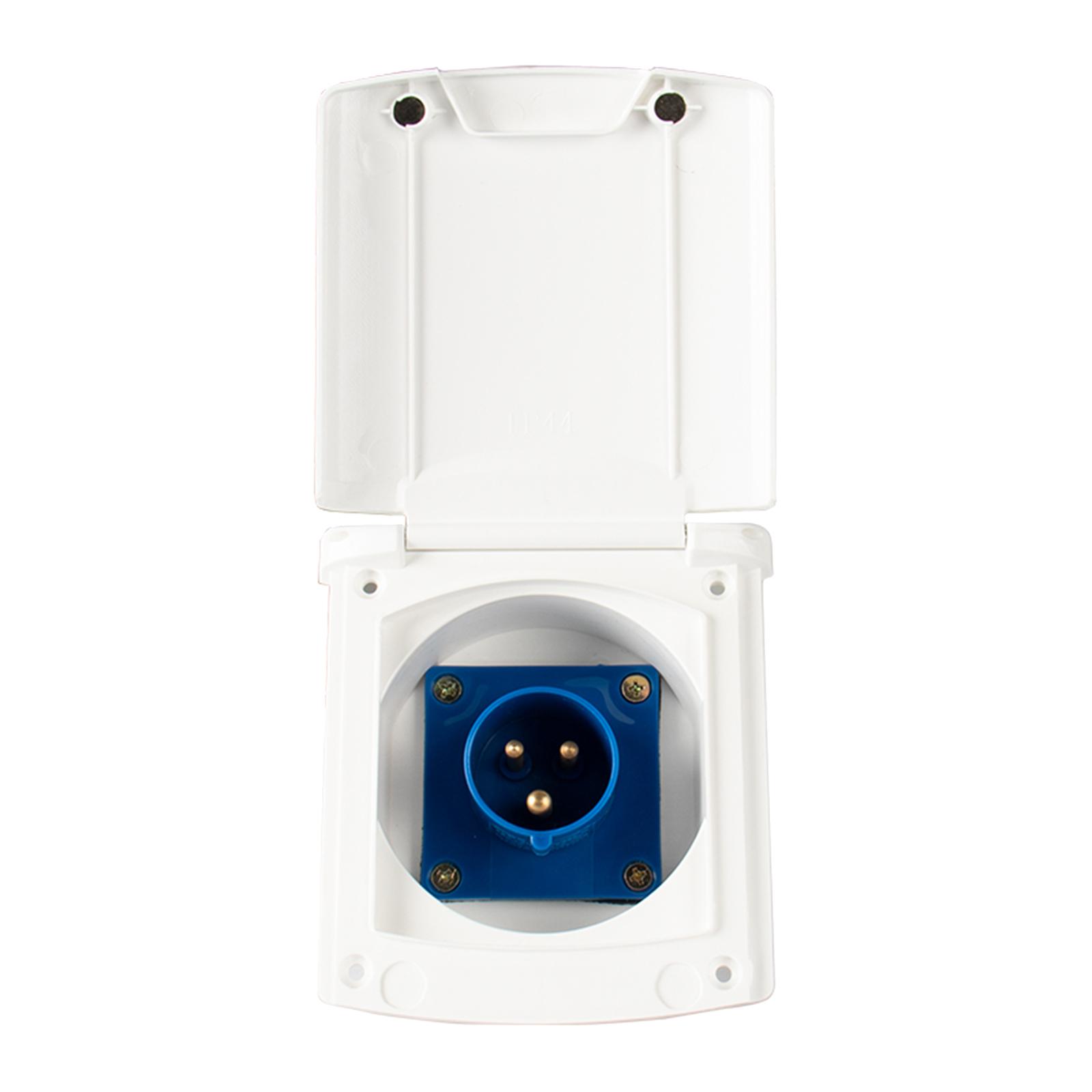RV用外部電源ソケット 16A アウトドアプラグ マグネット - Outdoor Power Socket With Lock のレビューと価格