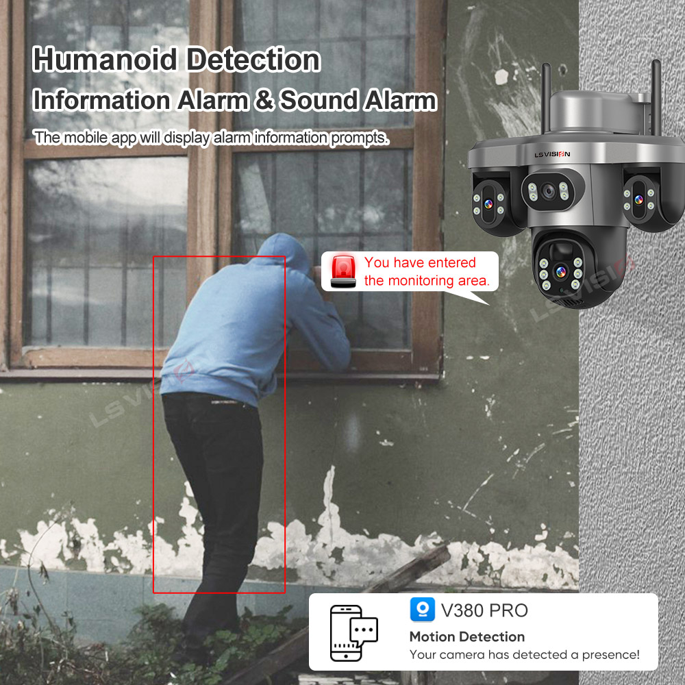 LS VISION マルチレンズ 3画面 WiFi屋外セキュ - Outdoor Power Monitor のレビューと価格