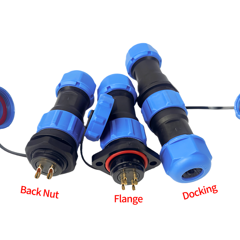 SP16 IP68防水コネクタ 2 3 4 5 7 9ピン  - Outdoor Power Quincy のレビューと価格
