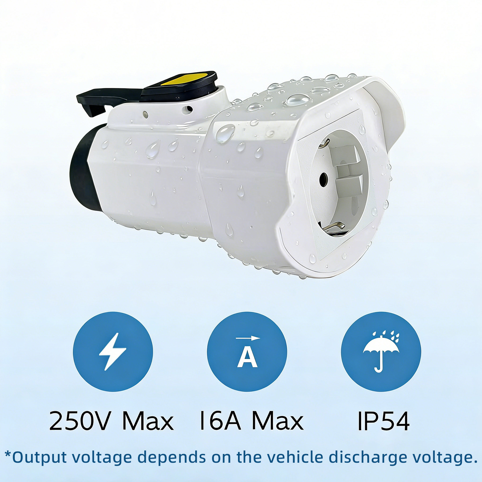 EVqiaoyi Type1 V2L放電アダプター、EUソケ - Outdoor Power Outlet のレビューと価格