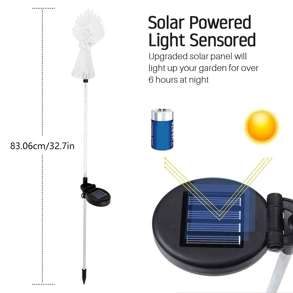 太陽光発電の庭の光,パティオ,シャトー,防水,色の変更,屋外 - Outdoor Yard Power Stake のレビューと価格