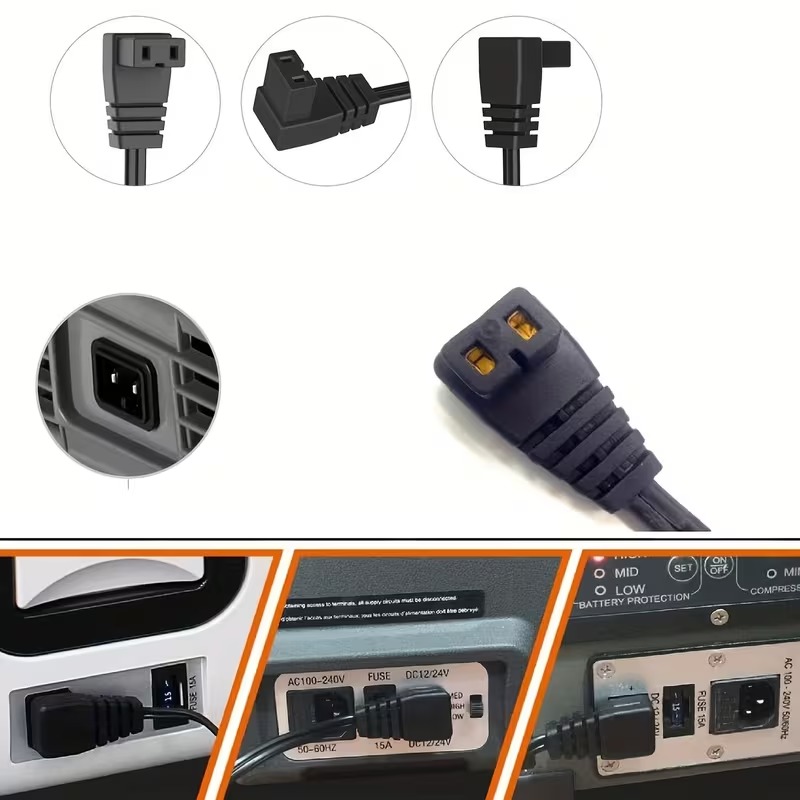 16awg RV プラグアダプターで車の冷蔵庫への接続を延長 - Outdoor Power Extension のレビューと価格