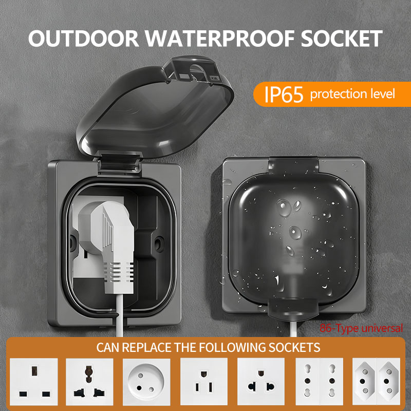 IP65防水屋外コンセント、16A高出力壁プレート、250V - Outdoor Power Quincy のレビューと価格