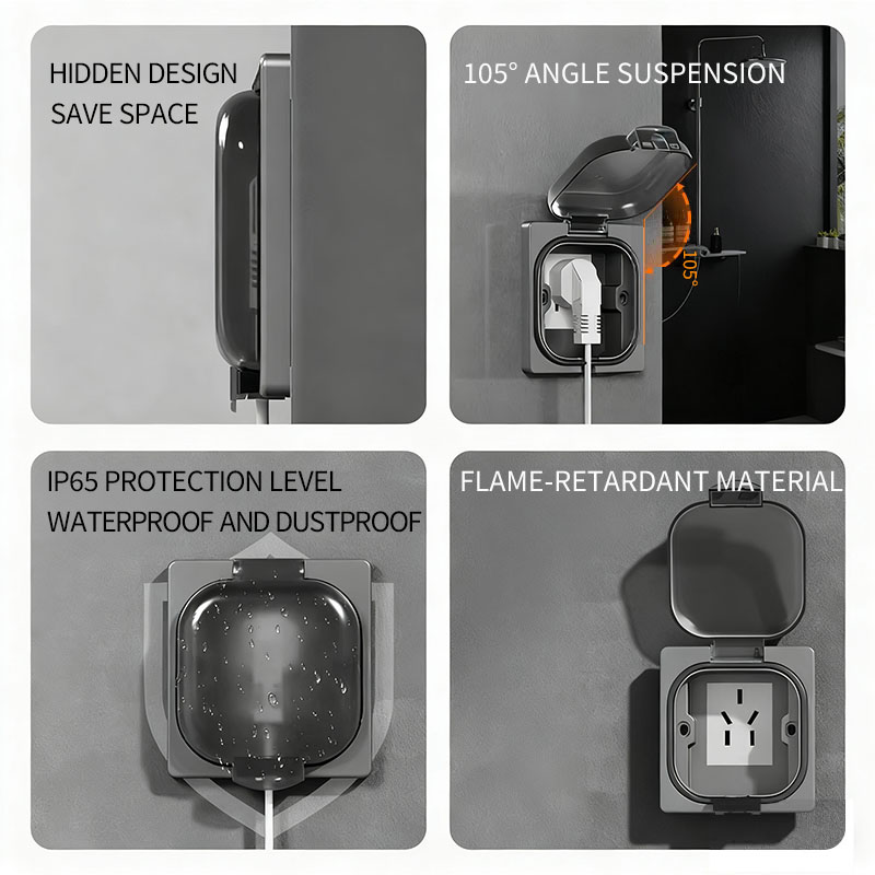 IP65防水屋外コンセント、16A高出力壁プレート、250V - Outdoor Power Quincy のレビューと価格