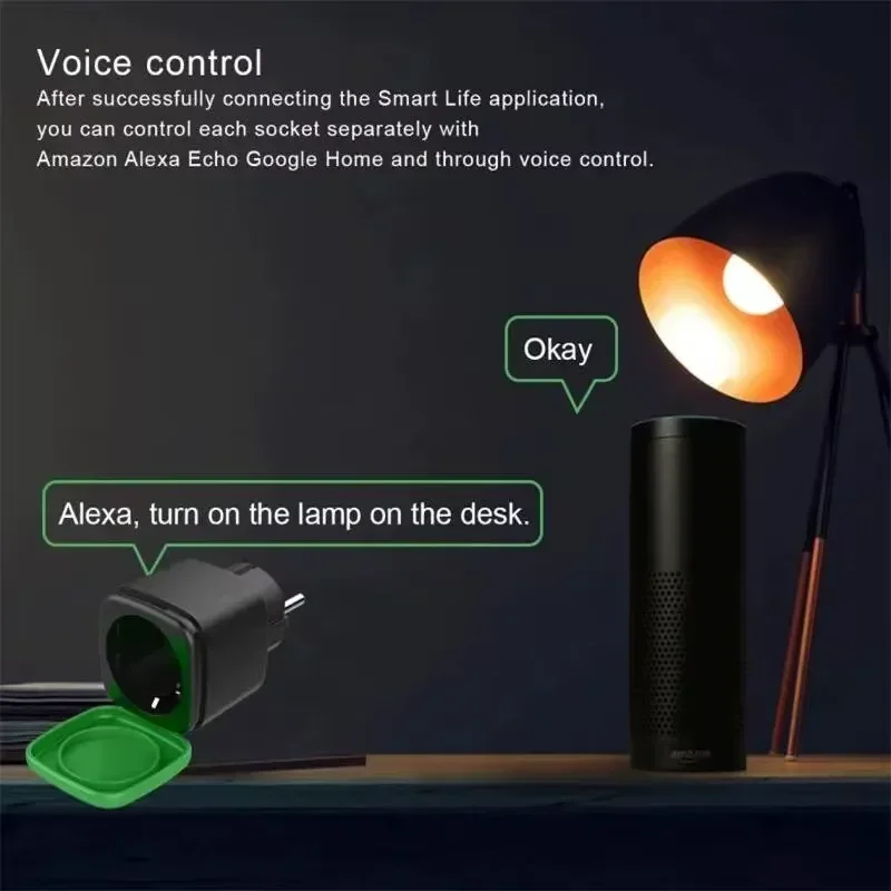 Tuya EU 16A WiFiスマート防水ソケット屋外用ソ - Outdoor Power Outlet のレビューと価格
