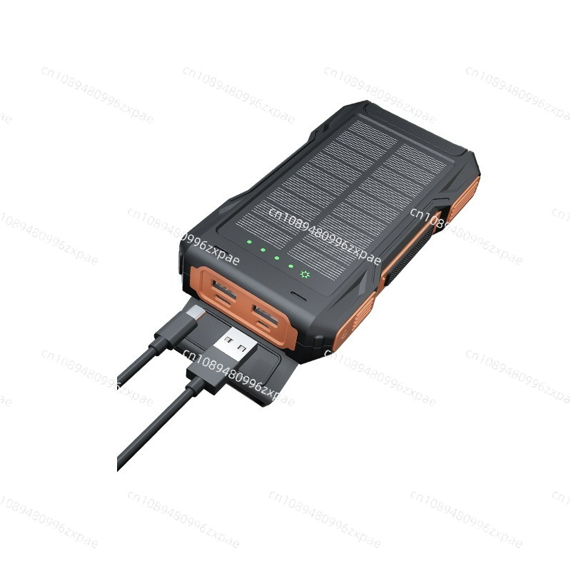ソーラーパワーバンク 10000mAh 手回し充電 防水 コ - Outdoor Power Bank のレビューと価格