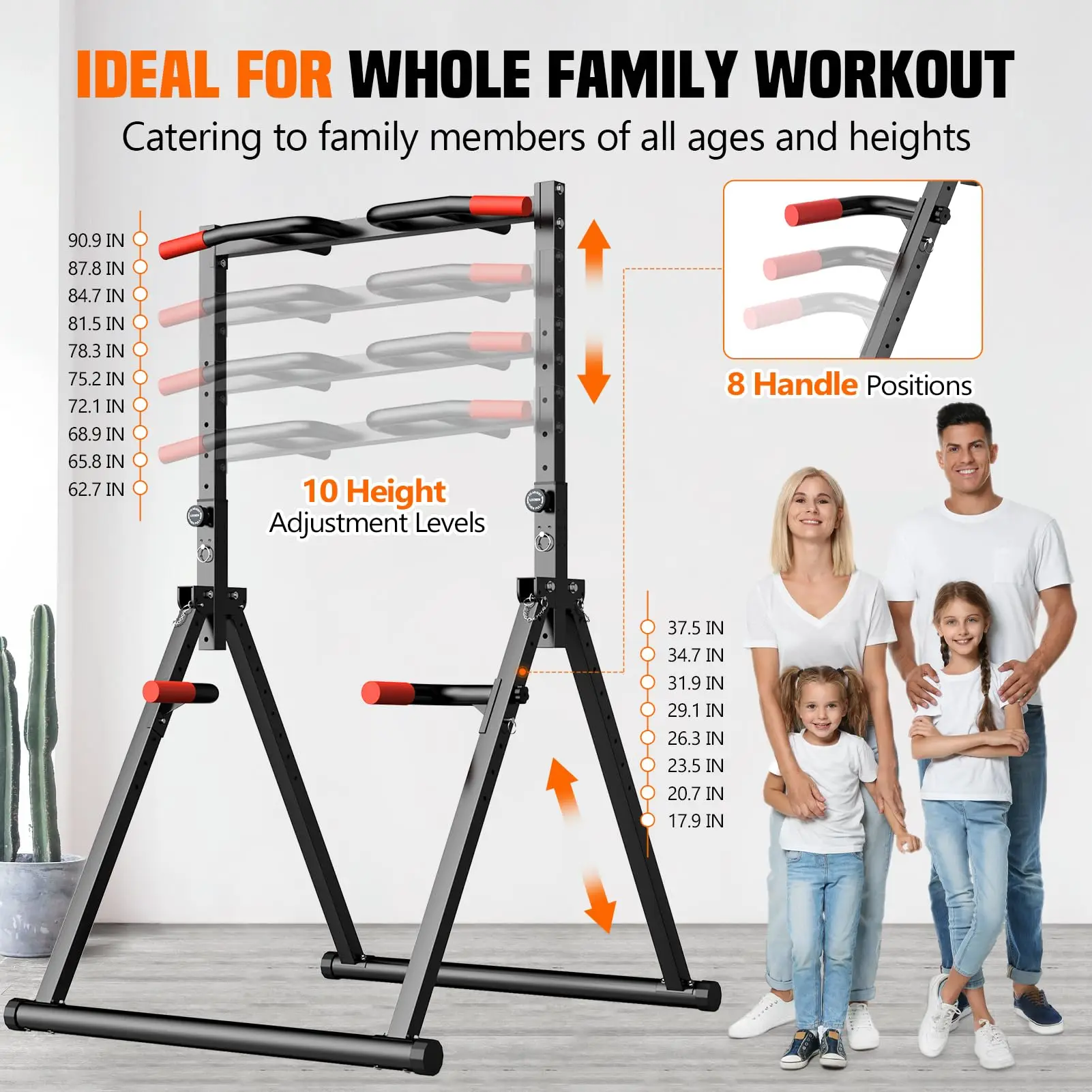 折りたたみ式のパワータワー、懸垂バー、ディップステーション。 - Outdoor Power Tower Pull Up Bar のレビューと価格