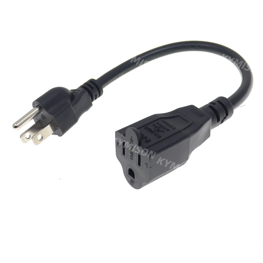 米国 3 プロングオスプラグ - メスソケット延長ケーブルア - Outdoor Power Extension のレビューと価格
