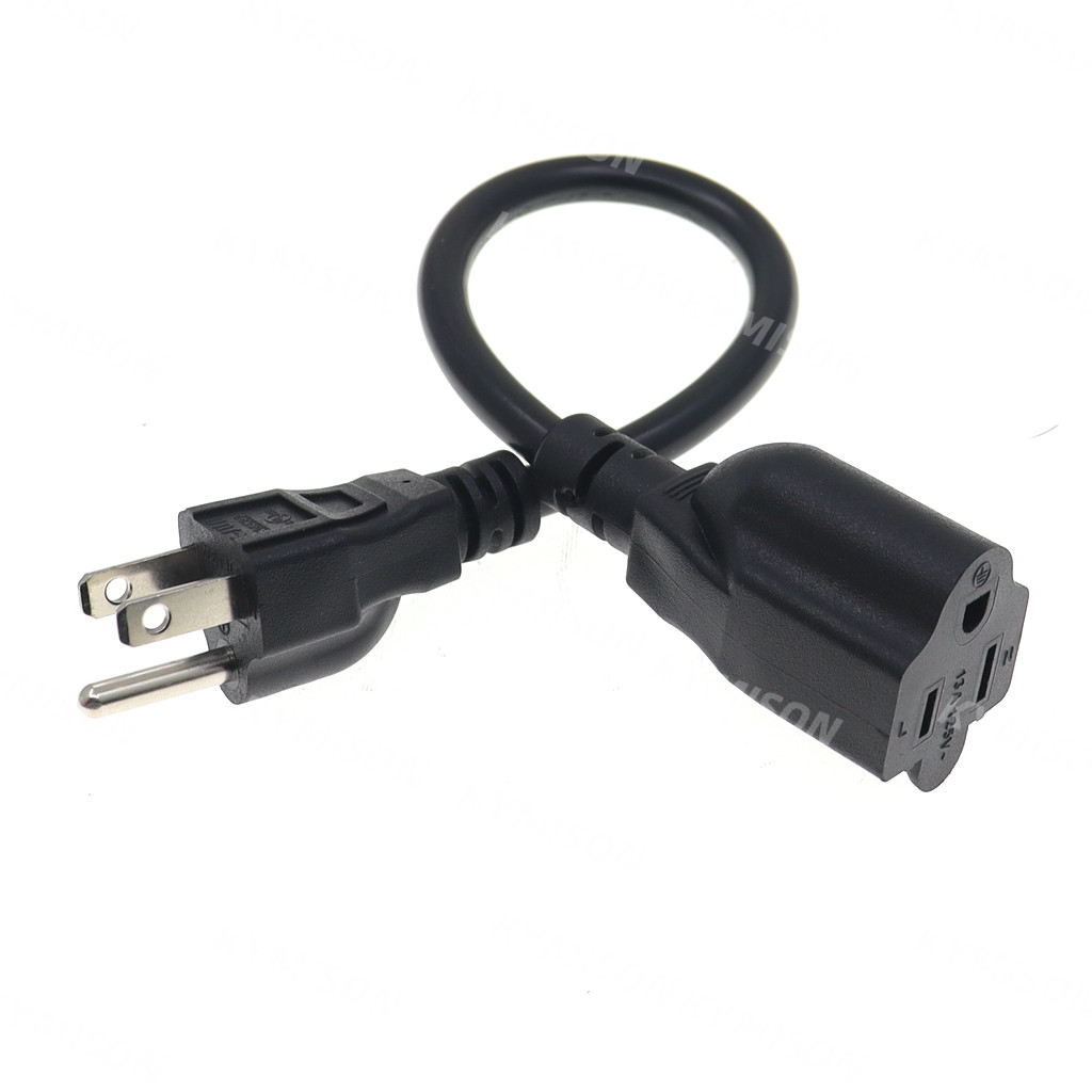 米国 3 プロングオスプラグ - メスソケット延長ケーブルア - Outdoor Power Extension のレビューと価格