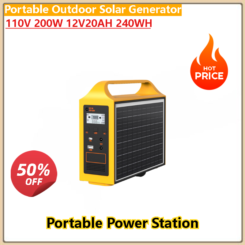 高品質100W 200W屋外ポータブル太陽光発電機、ロードト - Quality Outdoor Power Equipment のレビューと価格