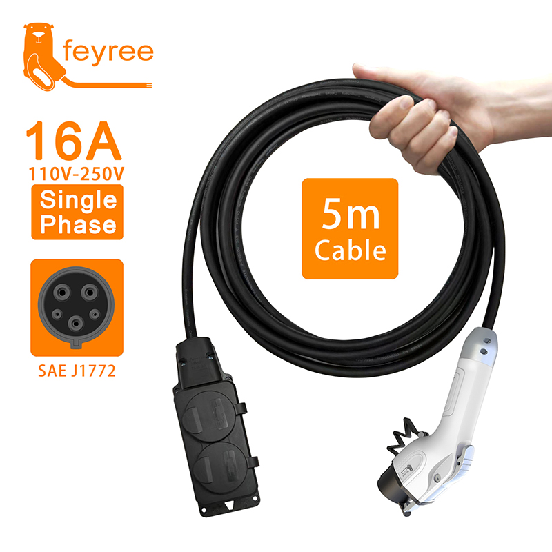 Feyree Type1 16A充電ケーブル EUソケット付 - Outdoor Power Outlet のレビューと価格