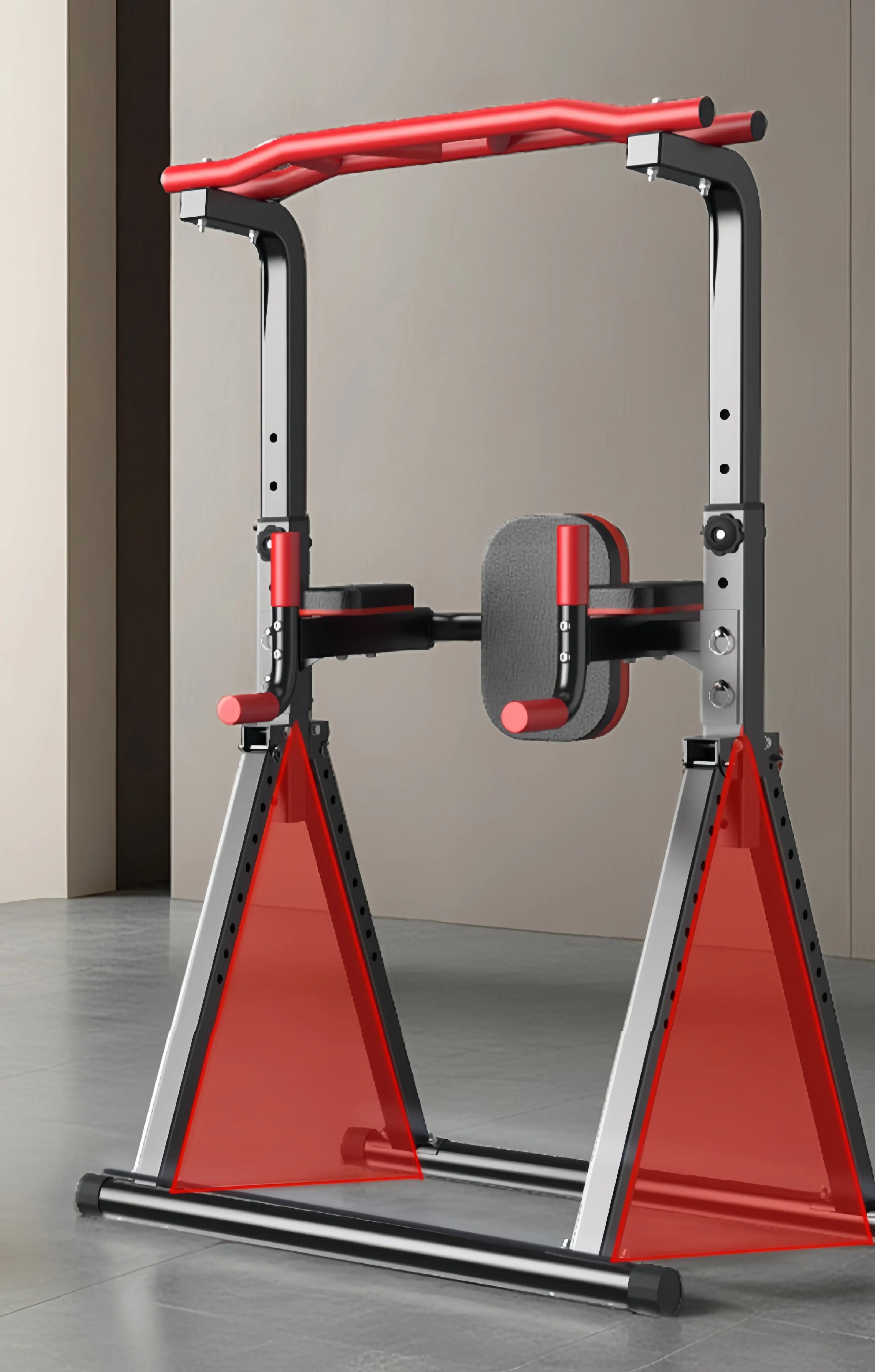 折りたたみ式のパワータワー、懸垂バー、ディップステーション。 - Outdoor Power Tower Pull Up Bar のレビューと価格