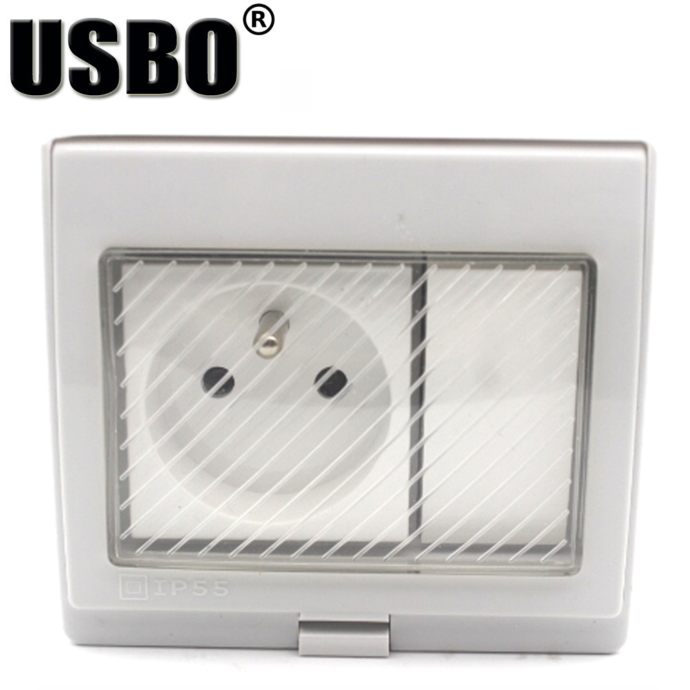 IP55防水・耐紫外線屋外用壁コンセント（AU、UK、US、 - Outdoor Power Quincy のレビューと価格